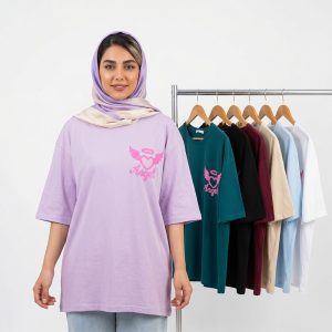 تیشرت زنانه لانگ angel کد 11773