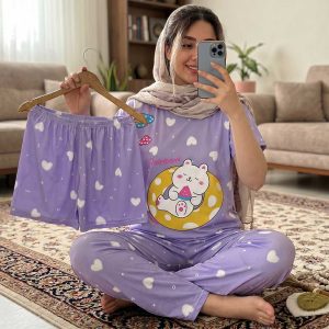 ست سه تیکه زنانه طرح خرس و هندوانه کد 11751