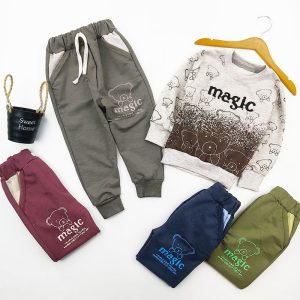 بلوز شلوار پسرانه magic تدی کد 10522
