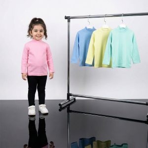 بلوز یقه 3 سانت بچه گانه کد 8506