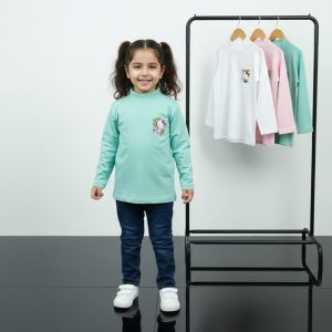 بلوز یقه سه سانت دخترانه کیتی کد 8502