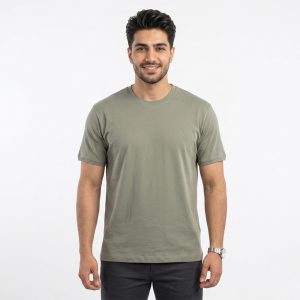 تیشرت بیسیک مردانه پنبه خالص عدسی کد 11856