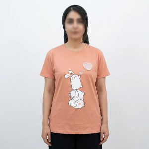 تیشرت زنانه خرگوش و قلب کد 11550