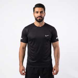 تیشرت ورزشی مردانه نایک مشکی کد 11860