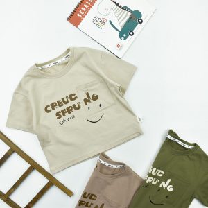 تیشرت پسرانه تک جیب CREUD کد 11611
