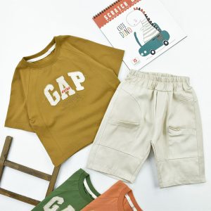 ست تیشرت و شلوارک GAP پسرانه کد 11659
