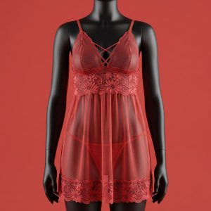 ست لباس خواب و شورت زنانه تور کد 11792