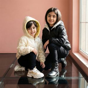 سویشرت سلیکونی دخترانه حروف انگلیسی کد 11088