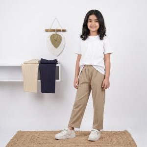 شلوار راحتی دخترانه نیم بگ 6 تا 11 سال کد 11690