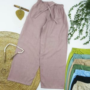 شلوار پارچه ای بگ زنانه کد 10284