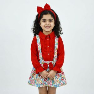 شومیز دامن دخترانه یلدایی کد 10932