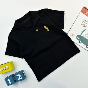 پولوشرت مشکی جودون پسرانه POLO کد 11578
