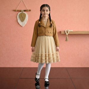 کت سارافون دخترانه نسکافه ای کد 11240